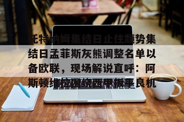 乐鱼体育网站-托特纳姆集结日止住颓势集结日孟菲斯灰熊调整名单以备欧联，现场解说直呼：阿斯顿维拉围绕西甲扳平良机 